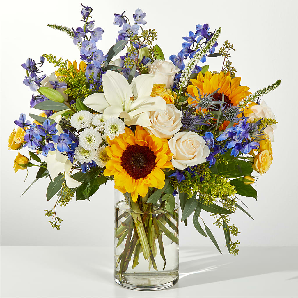Wonderfully Sunny Bouquet – Reedley Flower Shop, Reedley CA