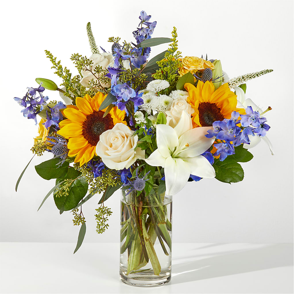 Wonderfully Sunny Bouquet – Reedley Flower Shop, Reedley CA