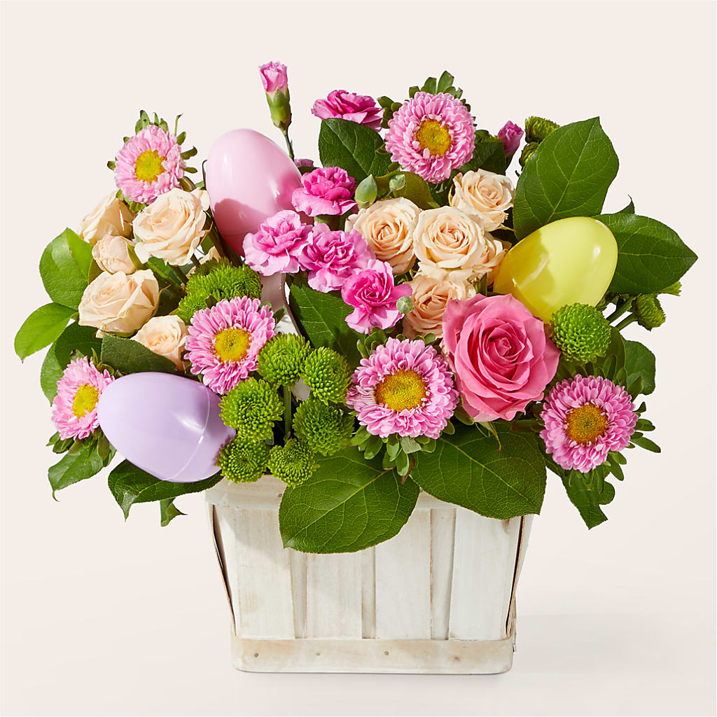 Get Eggcited Basket – Reedley Flower Shop, Reedley CA