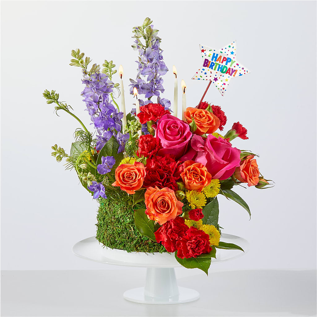 Best Year Yet Floral Cake – Reedley Flower Shop, Reedley CA