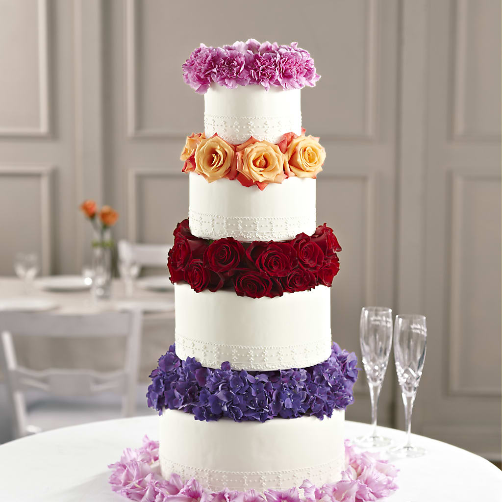 Infinite Love Cake Décor – Reedley Flower Shop, Reedley CA