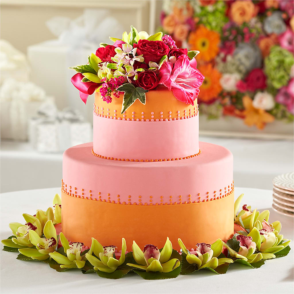 Sweet Citrus Cake Decor – Reedley Flower Shop, Reedley CA