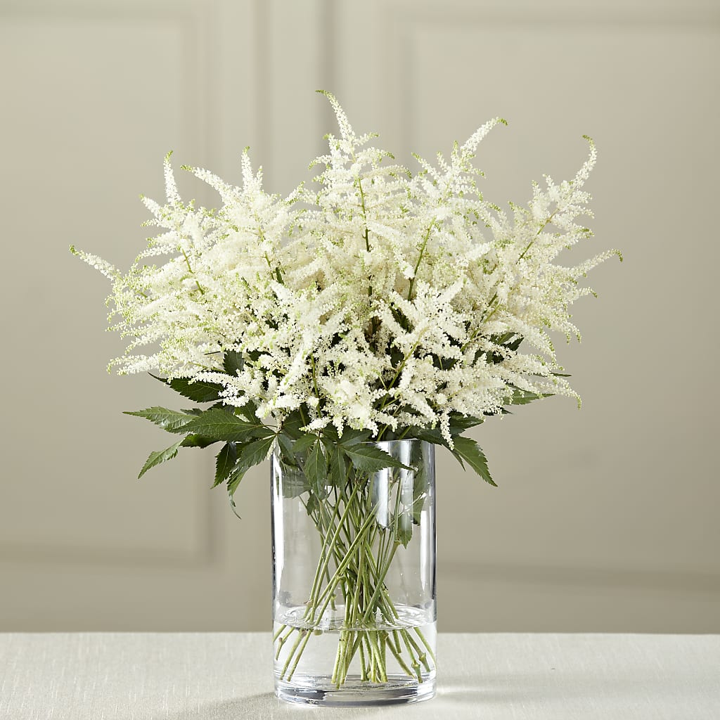White Astilbe Bouquet – Reedley Flower Shop, Reedley CA