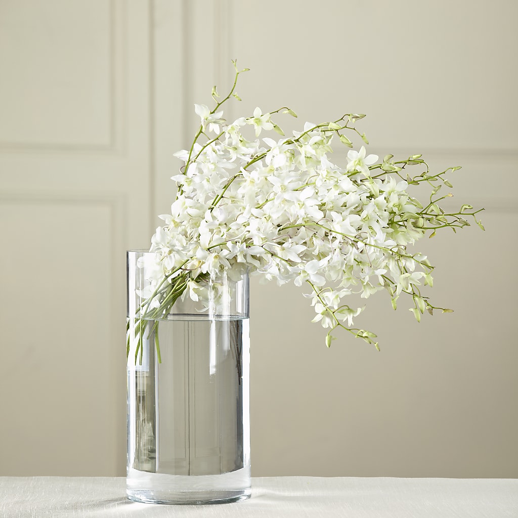 White Dendrobium Bouquet – Reedley Flower Shop, Reedley CA