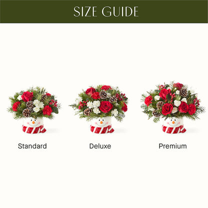 Jolly Snowman Bouquet –  Reedley Flower Shop, Reedley CA
