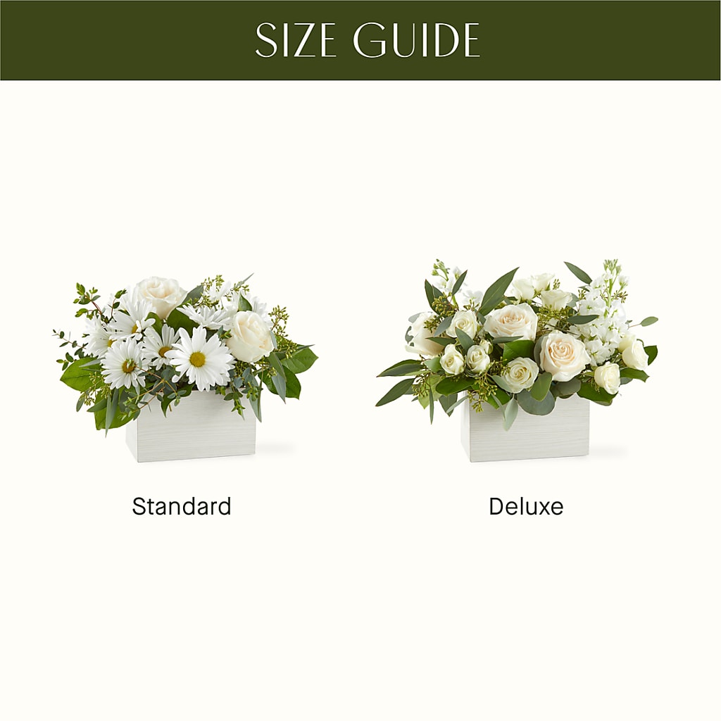 Fresh Linen Box Bouquet –  Reedley Flower Shop, Reedley CA