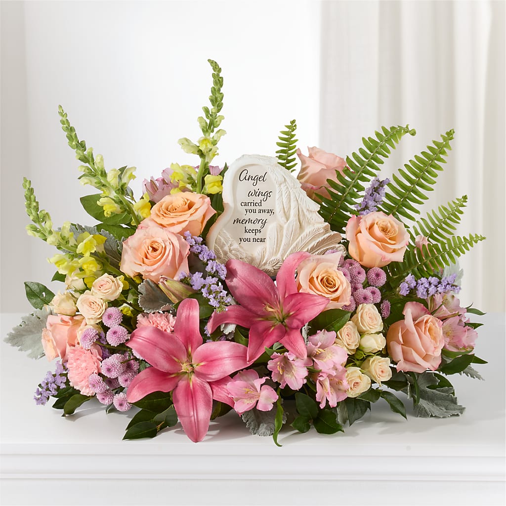 Gentle Light Arrangement –  Reedley Flower Shop, Reedley CA