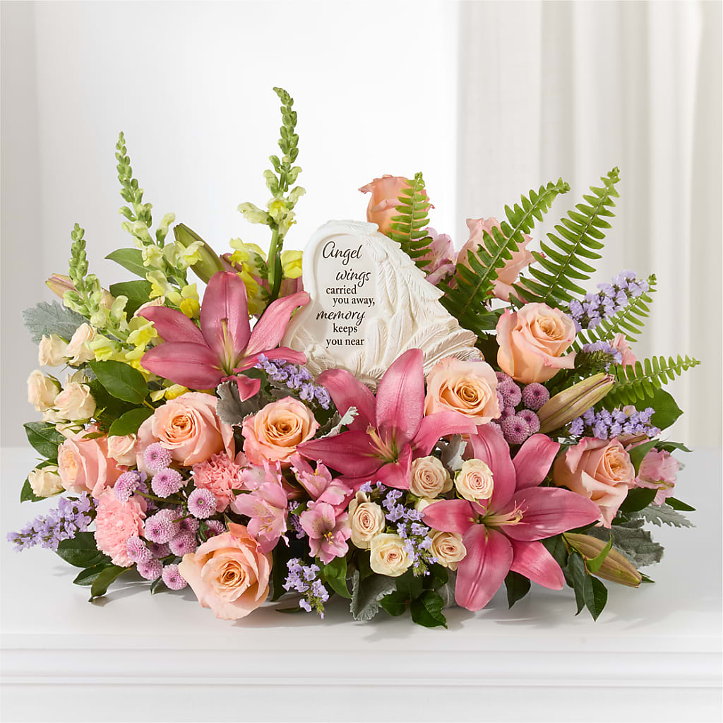 Gentle Light Arrangement –  Reedley Flower Shop, Reedley CA