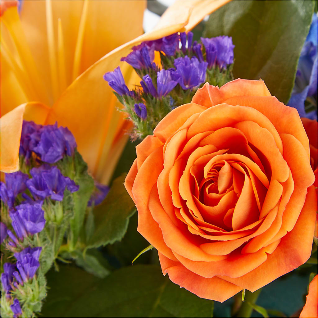 Radiant Citrus Box Bouquet –  Reedley Flower Shop, Reedley CA
