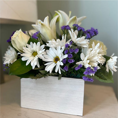 Beyond Blue Box Bouquet –  Reedley Flower Shop, Reedley CA