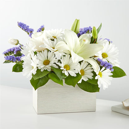 Beyond Blue Box Bouquet –  Reedley Flower Shop, Reedley CA