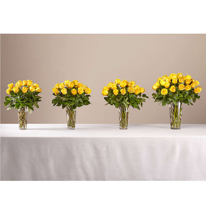 Long Stem Yellow Rose Bouquet –  Reedley Flower Shop, Reedley CA