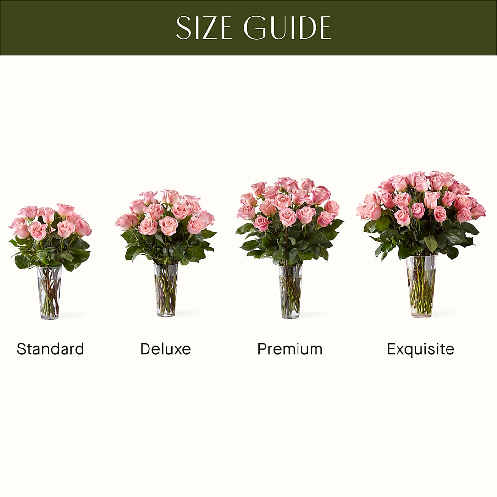 Long Stem Pink Rose Bouquet –  Reedley Flower Shop, Reedley CA