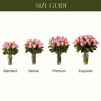 Long Stem Pink Rose Bouquet –  Reedley Flower Shop, Reedley CA