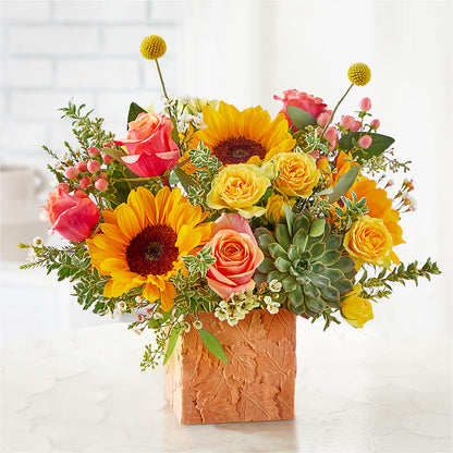 Sunflower Season Bouquet –  Reedley Flower Shop, Reedley CA