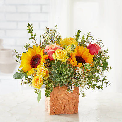 Sunflower Season Bouquet –  Reedley Flower Shop, Reedley CA