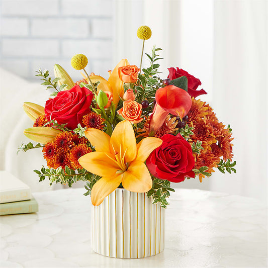 Scarlet Skies Bouquet –  Reedley Flower Shop, Reedley CA
