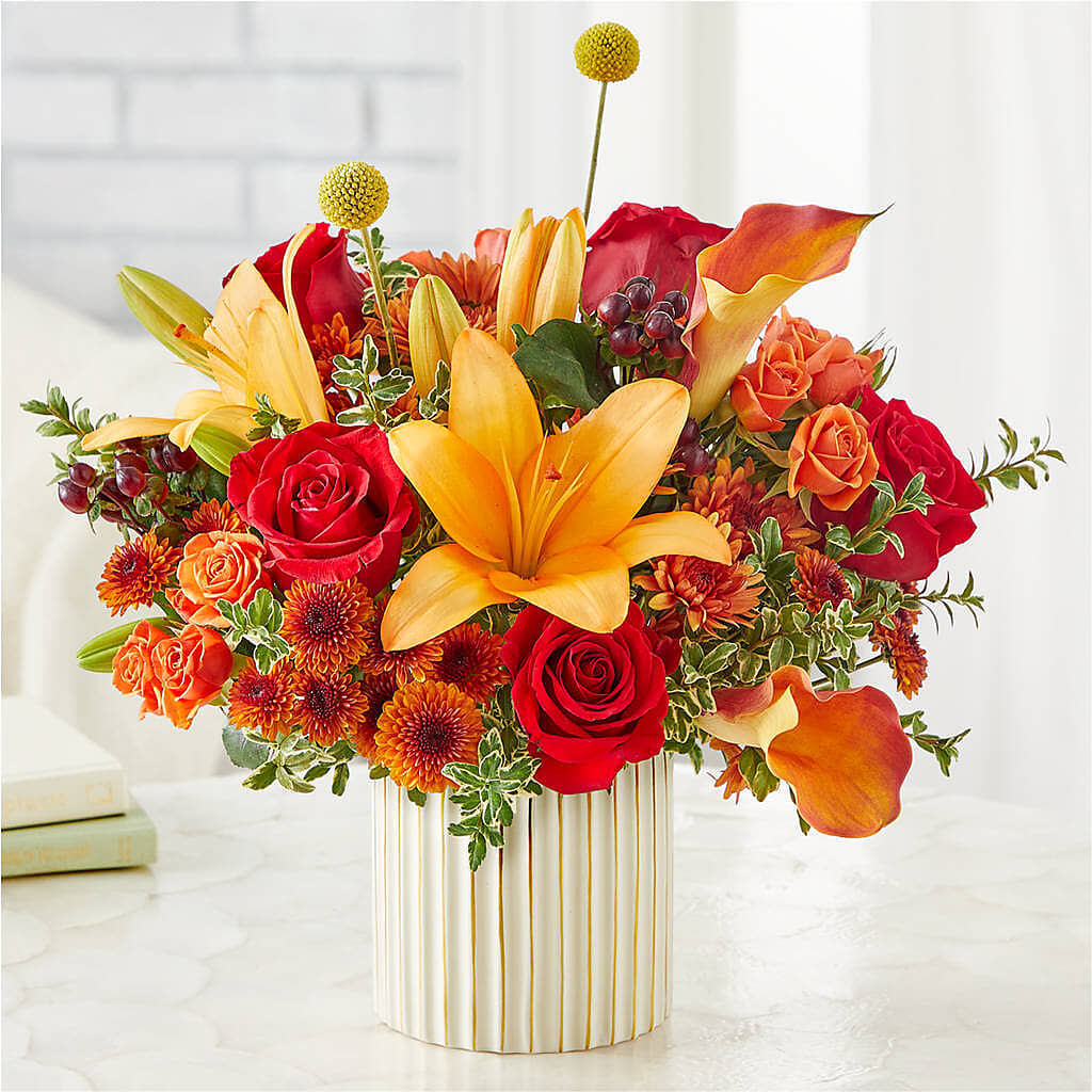 Scarlet Skies Bouquet –  Reedley Flower Shop, Reedley CA