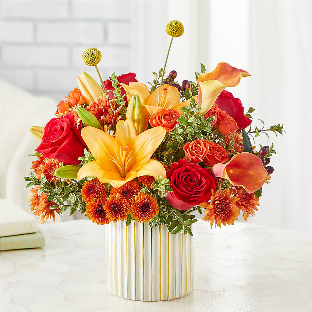 Scarlet Skies Bouquet –  Reedley Flower Shop, Reedley CA