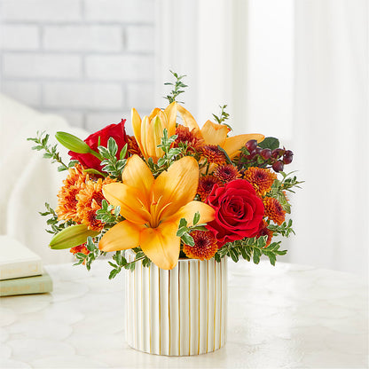Scarlet Skies Bouquet –  Reedley Flower Shop, Reedley CA