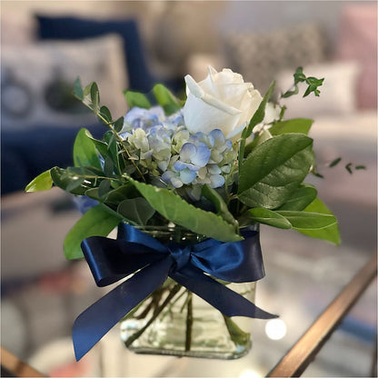 Sky Blue Delight Bouquet –  Reedley Flower Shop, Reedley CA