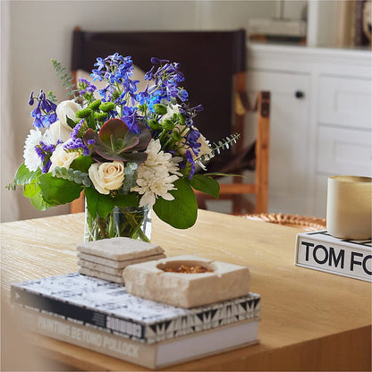 Cerulean Waves Bouquet –  Reedley Flower Shop, Reedley CA