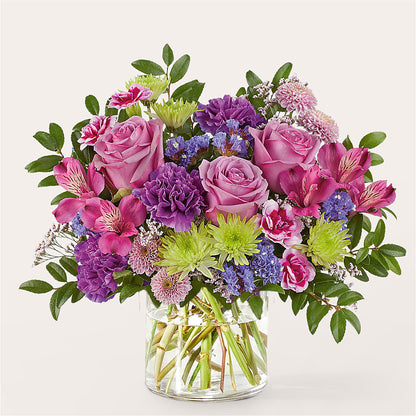 Glass Half Full Bouquet –  Reedley Flower Shop, Reedley CA