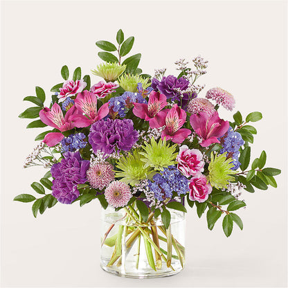 Glass Half Full Bouquet –  Reedley Flower Shop, Reedley CA