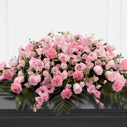 Garden of Comfort Casket Spray (Standard) –  Reedley Flower Shop, Reedley CA