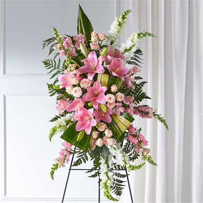 Elegant Embrace Standing Spray –  Reedley Flower Shop, Reedley CA