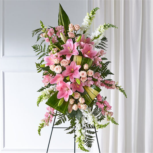 Elegant Embrace Standing Spray –  Reedley Flower Shop, Reedley CA