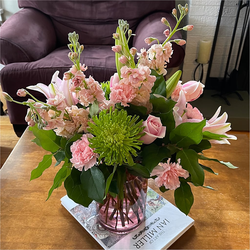 Pretty in Pink Bouquet –  Reedley Flower Shop, Reedley CA