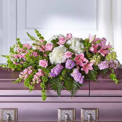 Life's Gratitude Casket Spray –  Reedley Flower Shop, Reedley CA