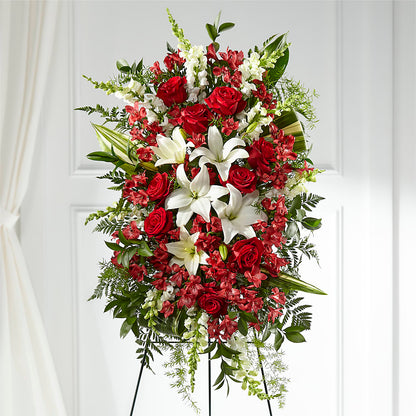 Everlasting Memory Standing Spray –  Reedley Flower Shop, Reedley CA
