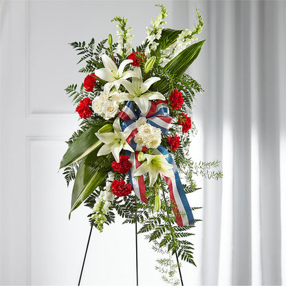 Stars of Life Standing Spray –  Reedley Flower Shop, Reedley CA