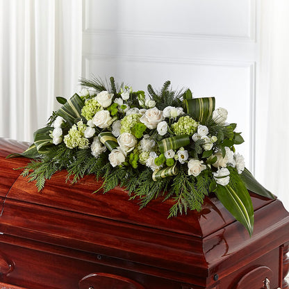 Hopeful Gesture Casket Spray –  Reedley Flower Shop, Reedley CA