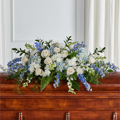 Timeless Essence Casket Spray –  Reedley Flower Shop, Reedley CA