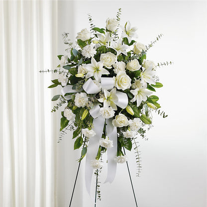 With Care Standing Spray –  Reedley Flower Shop, Reedley CA
