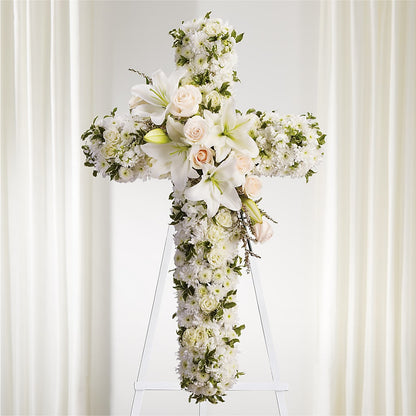 Spiritual Guidance Standing Spray –  Reedley Flower Shop, Reedley CA