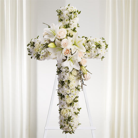 Spiritual Guidance Standing Spray –  Reedley Flower Shop, Reedley CA