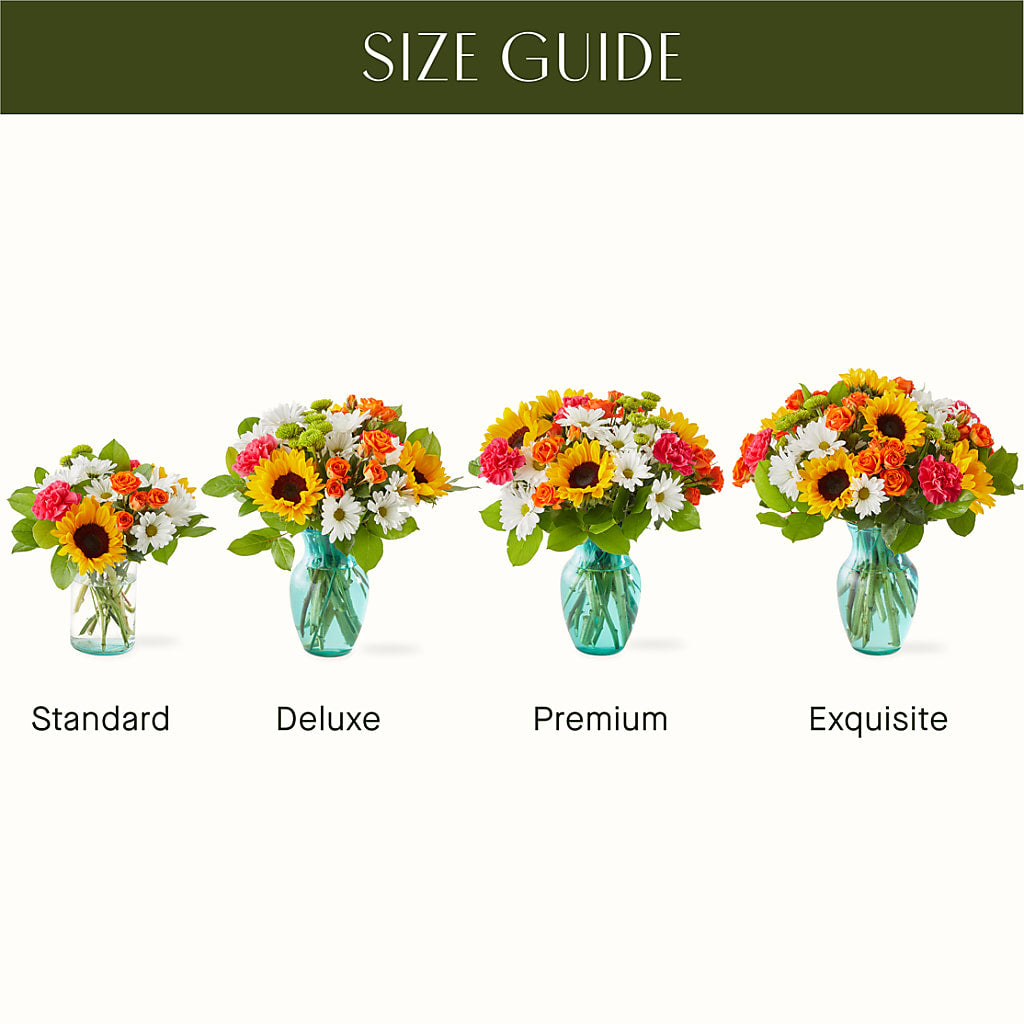 Sun-drenched Blooms Bouquet –  Reedley Flower Shop, Reedley CA