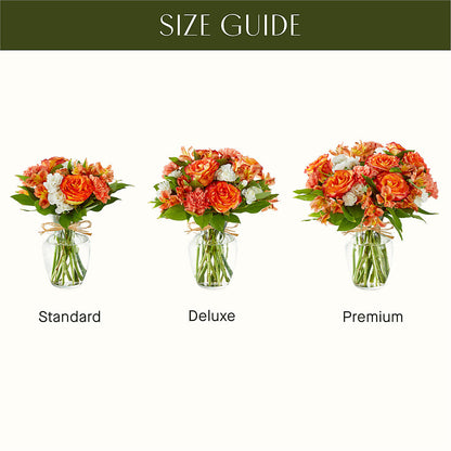 Apricot Glow Bouquet –  Reedley Flower Shop, Reedley CA