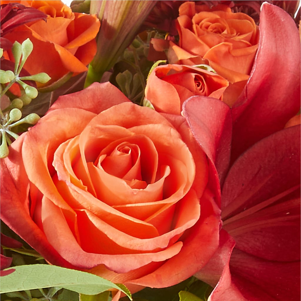 Crimson Leaves Bouquet –  Reedley Flower Shop, Reedley CA