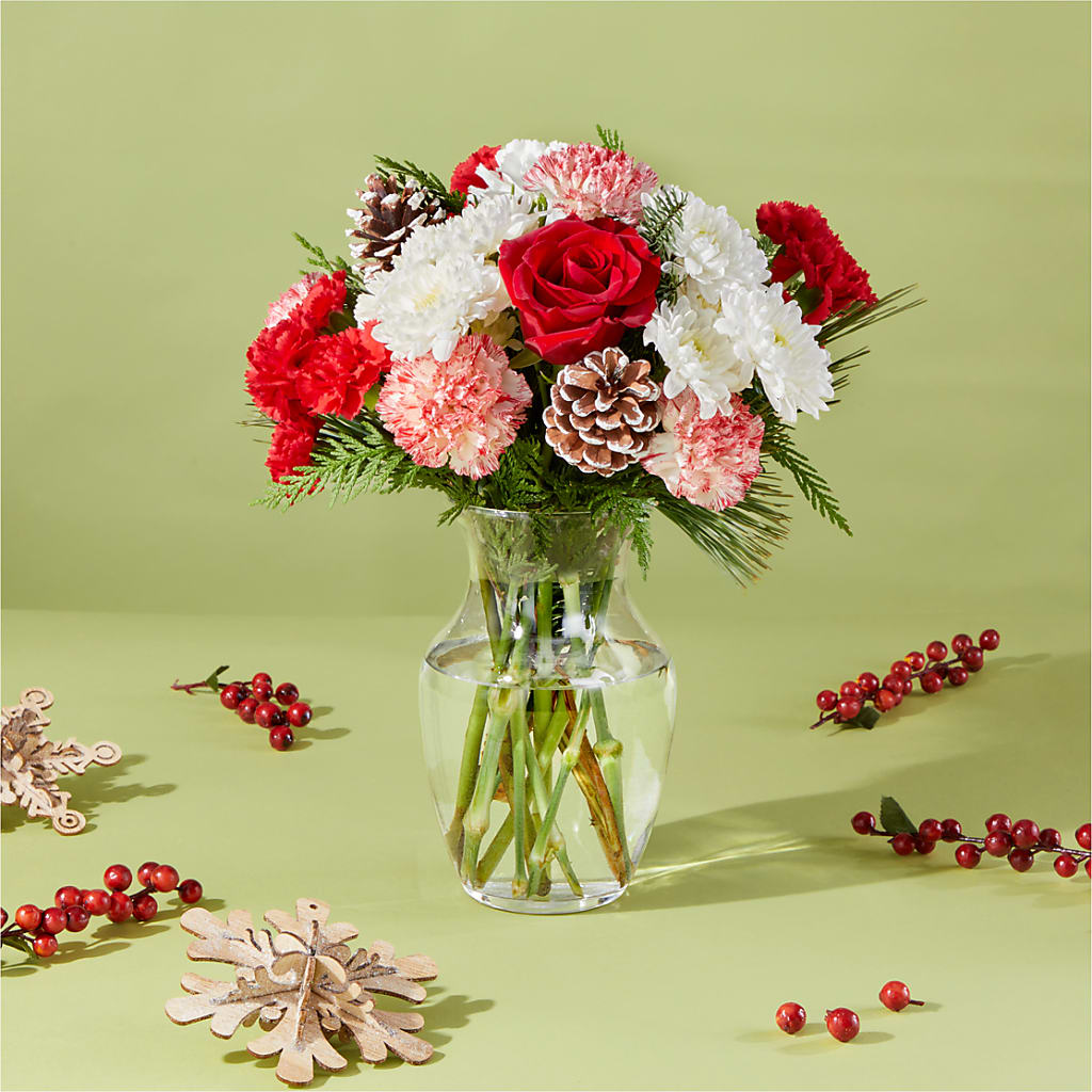 Candy Cane Lane Bouquet –  Reedley Flower Shop, Reedley CA