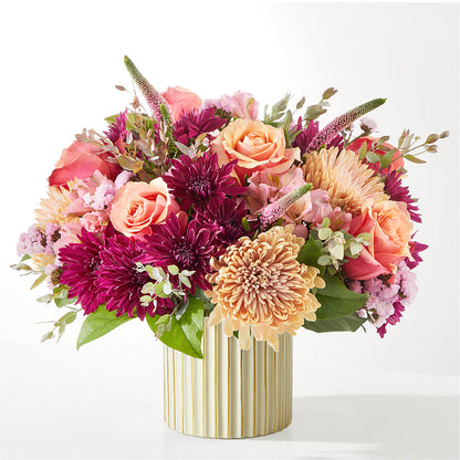 Berry Cobbler Bouquet with Ivory Vase –  Reedley Flower Shop, Reedley CA