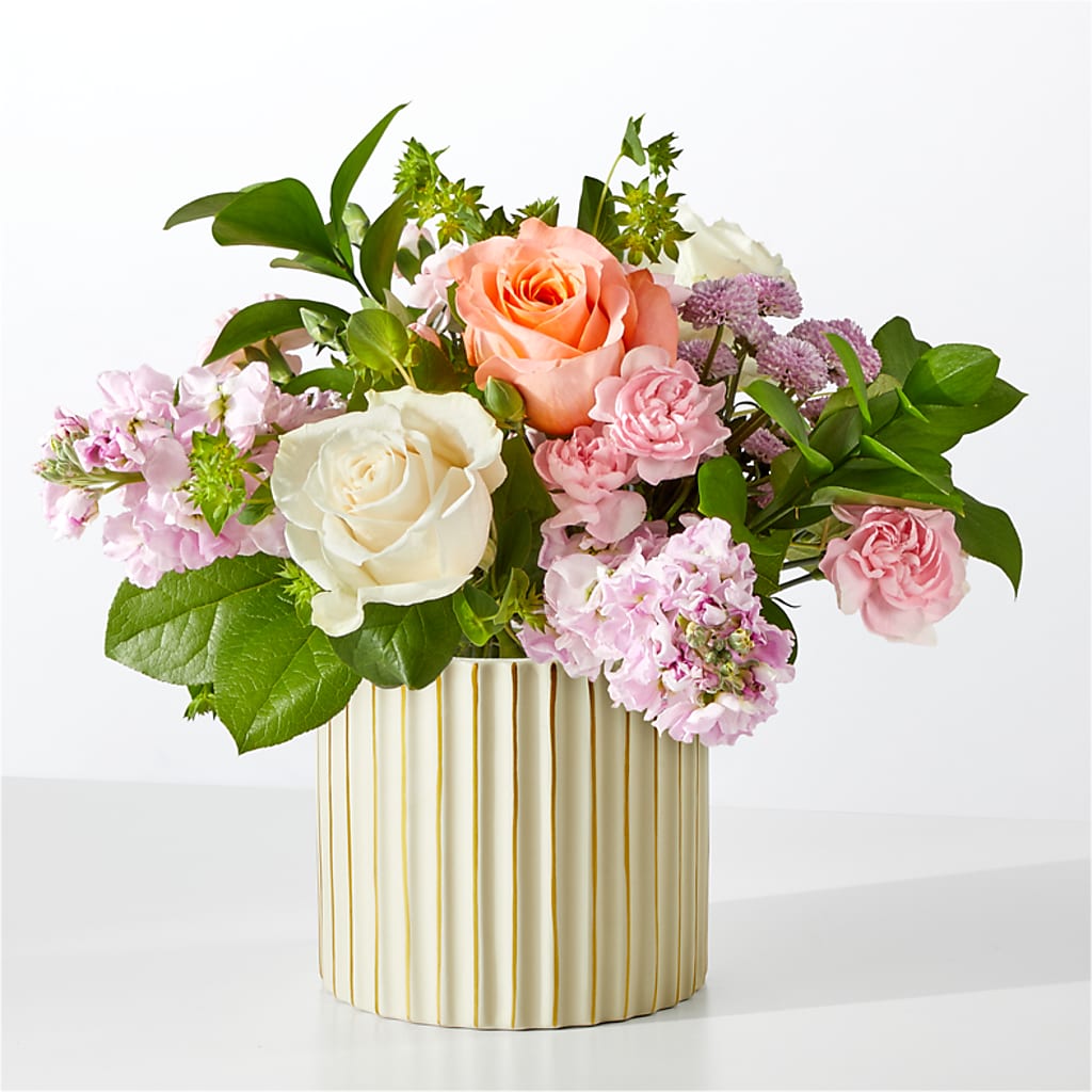 French Market Bouquet with Ivory Vase –  Reedley Flower Shop, Reedley CA