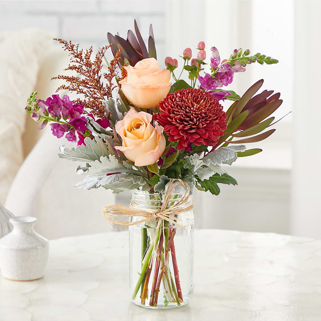 Moody Hues Bouquet –  Reedley Flower Shop, Reedley CA