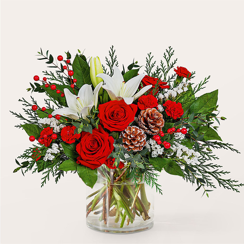 Best in Snow Bouquet –  Reedley Flower Shop, Reedley CA
