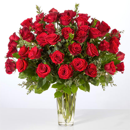Forever Yours Fifty Stem Red Rose Bouquet –  Reedley Flower Shop, Reedley CA