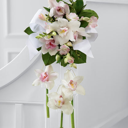 Perfect Entrance Pew Arrangement –  Reedley Flower Shop, Reedley CA